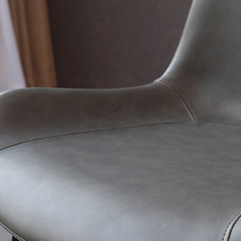 Modern Style Microfiber Leather Chair 20'' Wide Parsons Chair for Home