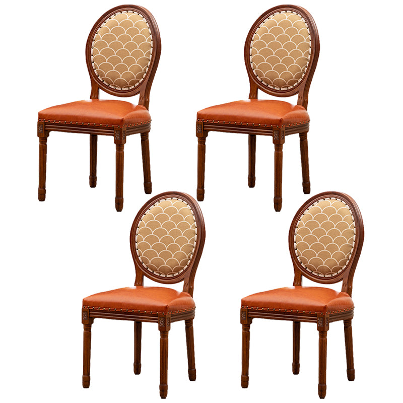 Wooden Dining Side Chairs Victorian Style King Louis Back Side Chair, 20'' Wide