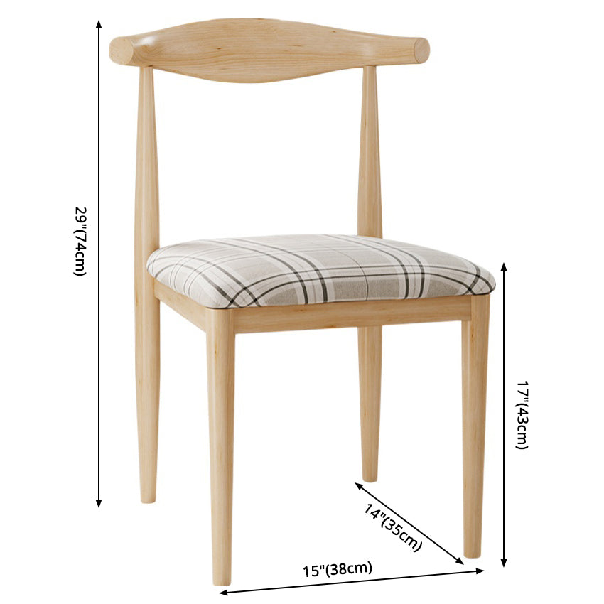 Chaise d'appoint scandinave à dossier ouvert, chaise de salle à manger rembourrée en métal pour la maison