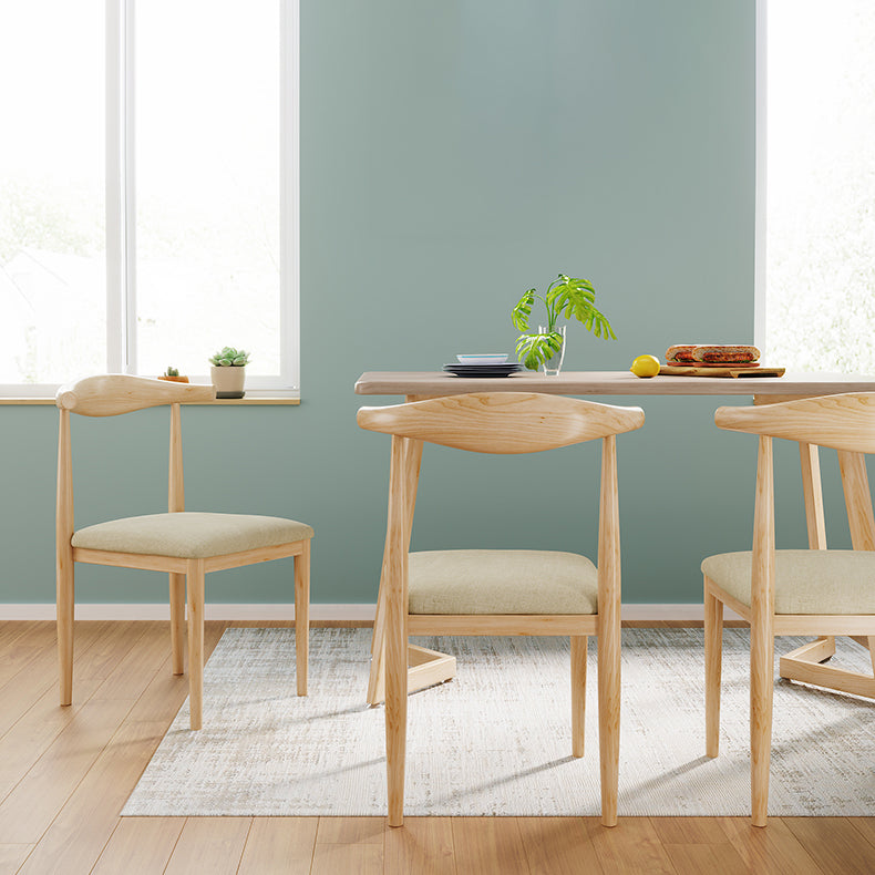 Chaise d'appoint scandinave à dossier ouvert, chaise de salle à manger rembourrée en métal pour la maison
