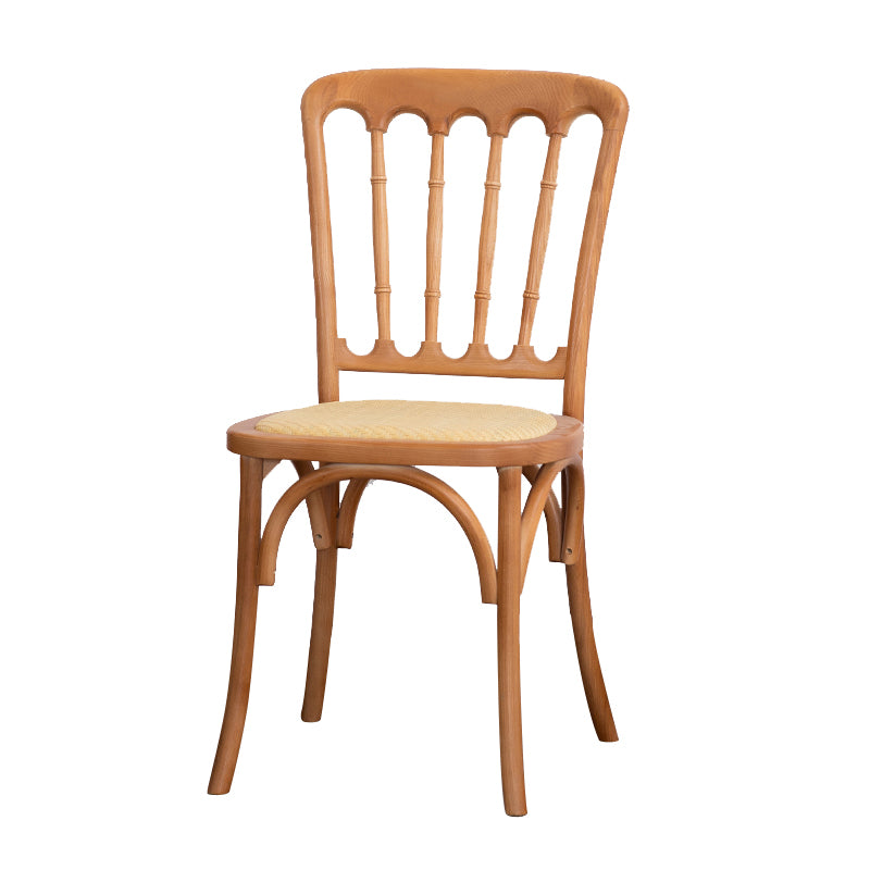 Chaise d'accélération de la ferme en bois Back Back Swerened Dining Side Claid For Restaurant