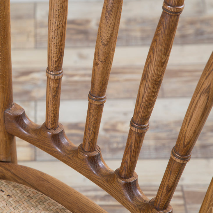 Chaise d'accélération de la ferme en bois Back Back Swerened Dining Side Claid For Restaurant