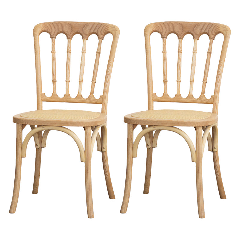 Chaise d'accélération de la ferme en bois Back Back Swerened Dining Side Claid For Restaurant
