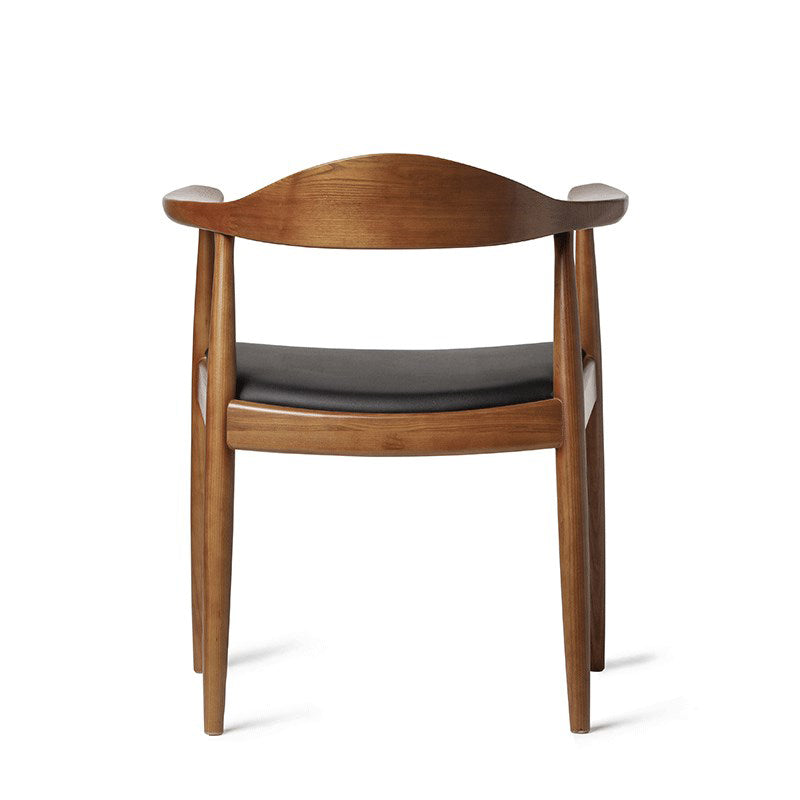 Scandinavian Style Wood Dining Chairs Open Back Dining Side Chair Home Side Chair