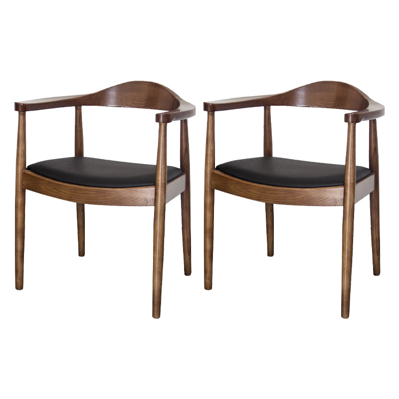 Scandinavian Style Wood Dining Chairs Open Back Dining Side Chair Home Side Chair