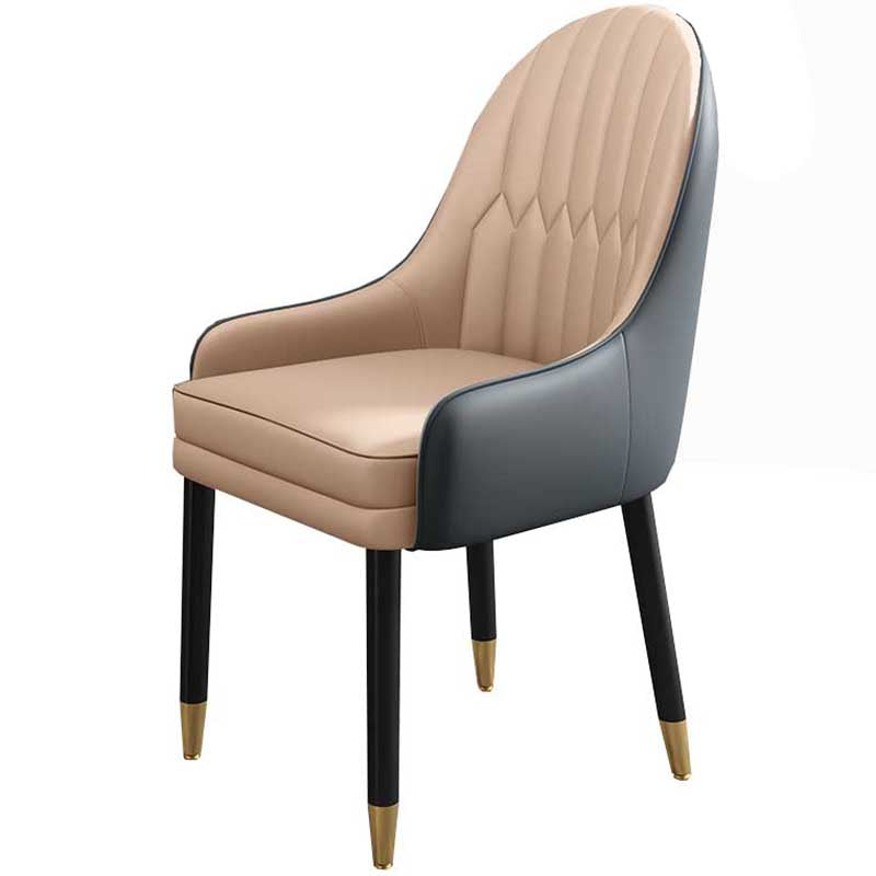 Leather Contemporary Home Side Chair Parsons Chair of 21'' Wide Chairs