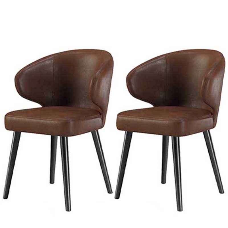 Chaise moderne d'intérieur et d'extérieur, chaise de salle à manger en métal, sans accoudoirs, pour cuisine