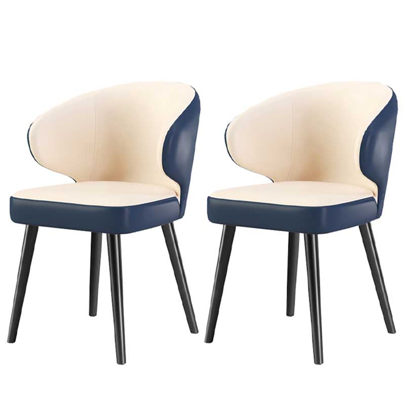 Chaise moderne d'intérieur et d'extérieur, chaise de salle à manger en métal, sans accoudoirs, pour cuisine