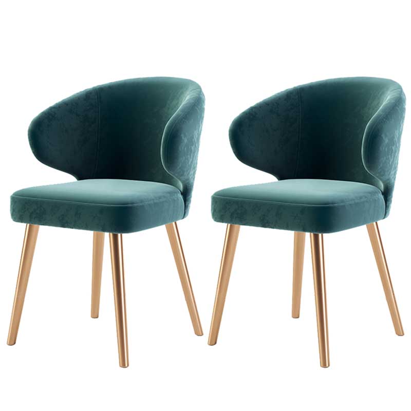 Chaise moderne d'intérieur et d'extérieur, chaise de salle à manger en métal, sans accoudoirs, pour cuisine
