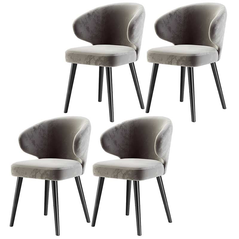 Chaise moderne d'intérieur et d'extérieur, chaise de salle à manger en métal, sans accoudoirs, pour cuisine
