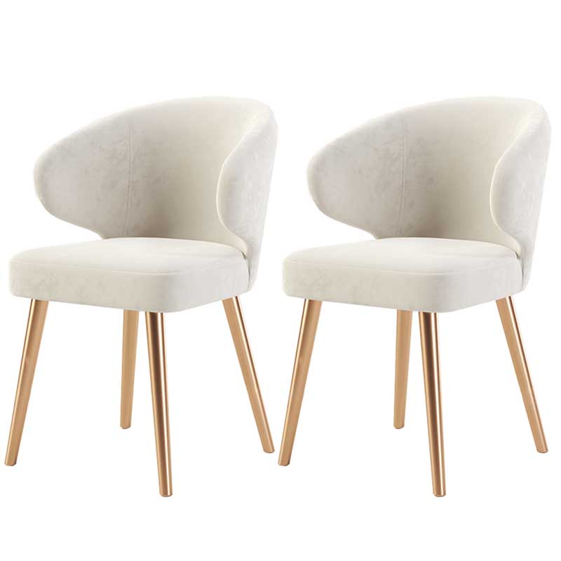Chaise moderne d'intérieur et d'extérieur, chaise de salle à manger en métal, sans accoudoirs, pour cuisine