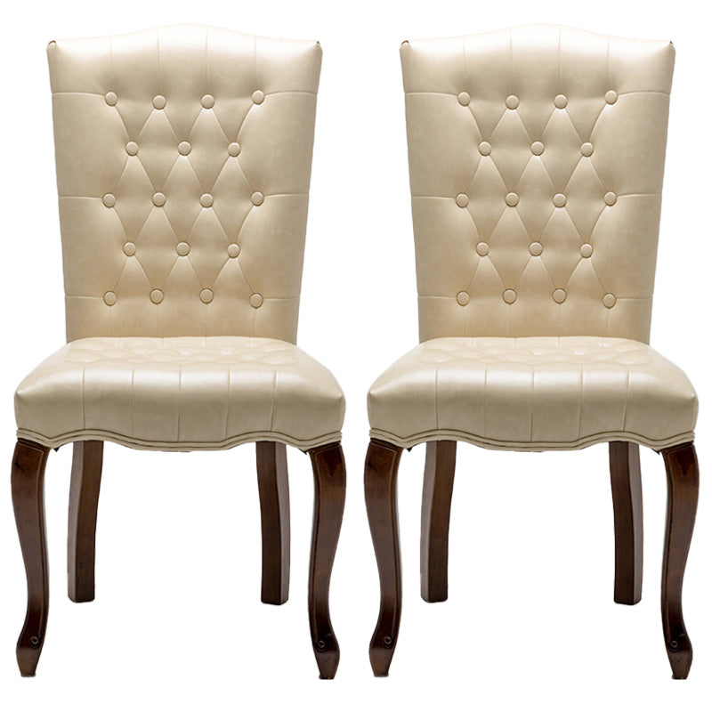 Chaise d'appoint de salle à manger traditionnelle en bois, avec coussin de couleur, chaise Parsons pour la maison