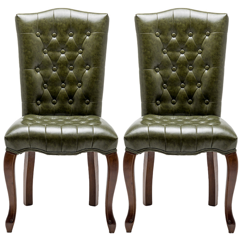 Chaise d'appoint de salle à manger traditionnelle en bois, avec coussin de couleur, chaise Parsons pour la maison