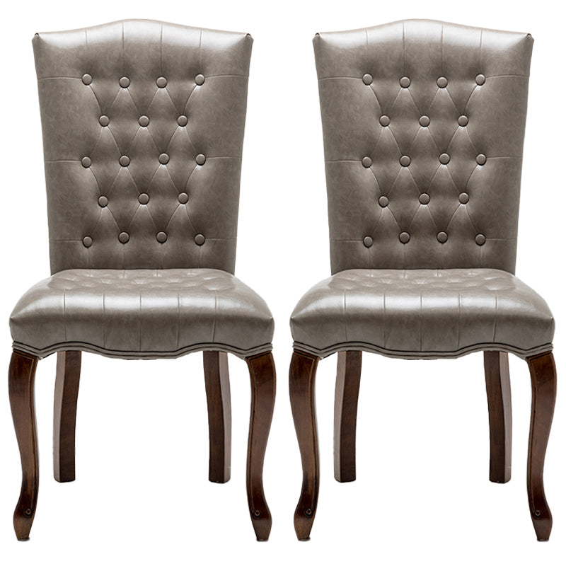Chaise d'appoint de salle à manger traditionnelle en bois, avec coussin de couleur, chaise Parsons pour la maison