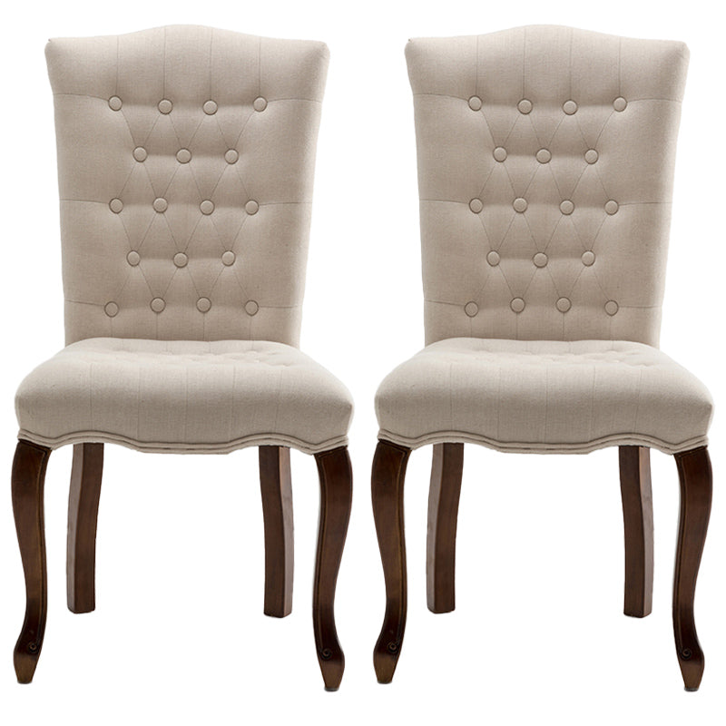 Chaise d'appoint de salle à manger traditionnelle en bois, avec coussin de couleur, chaise Parsons pour la maison