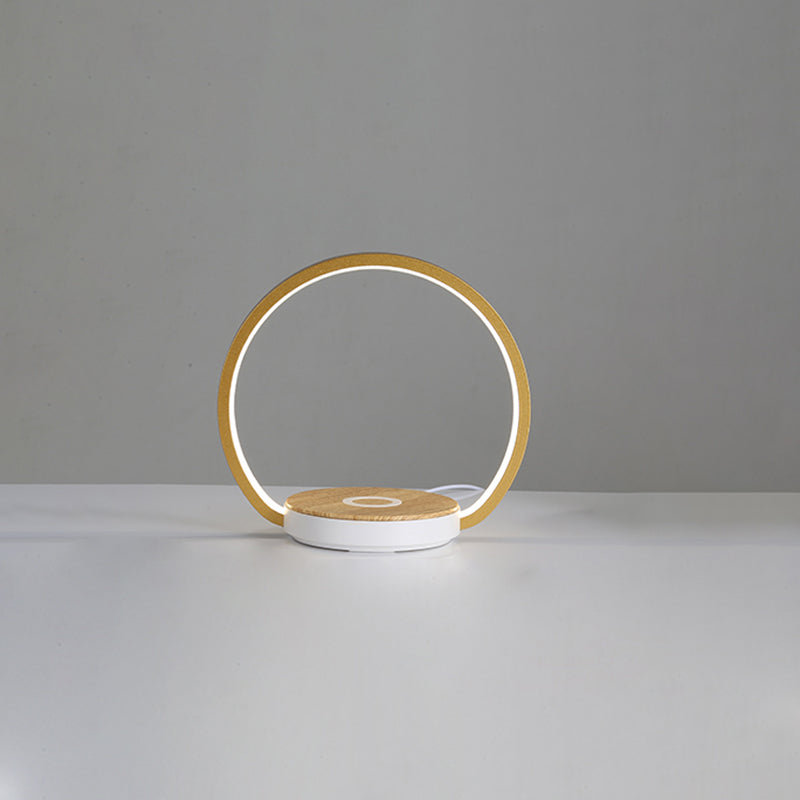 1 Leichte lineare Tischlampe moderne LED -Tischlampen Metall Nachttischlampen