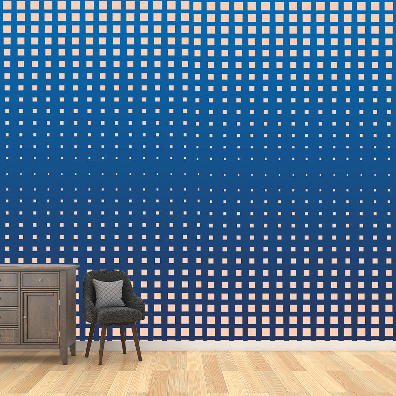 Square Illustration Wall Mural Decor Geometry Mural Wallpaper for Living Room