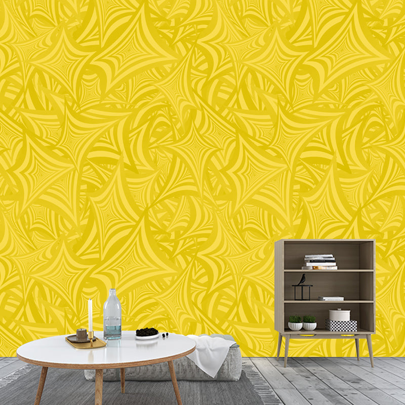 Square Illustration Wall Mural Decor Geometry Mural Wallpaper for Living Room