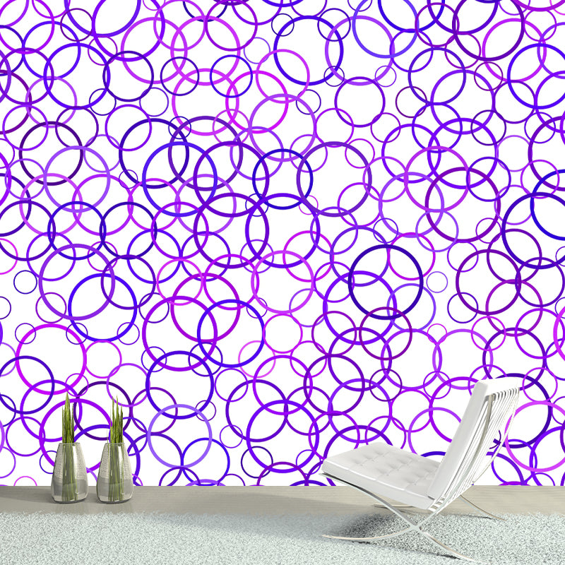 Square Illustration Wall Mural Decor Geometry Mural Wallpaper for Living Room