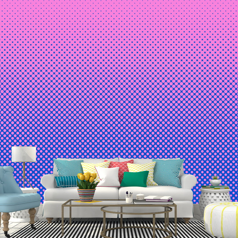 Geometry Pattern Mural Environment Friendly Wall Covering for Living Room