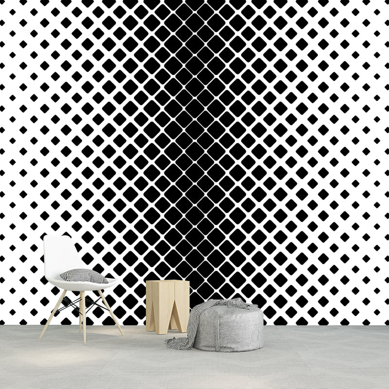 Geometry Pattern Mural Environment Friendly Wall Covering for Living Room