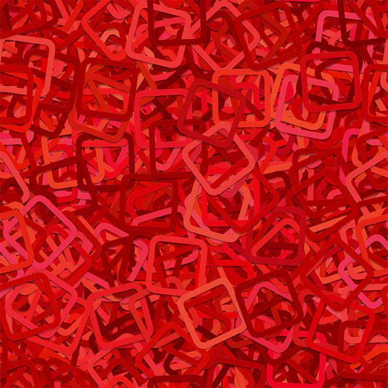 Geometry Pattern Mural Environment Friendly Wall Covering for Dining Room