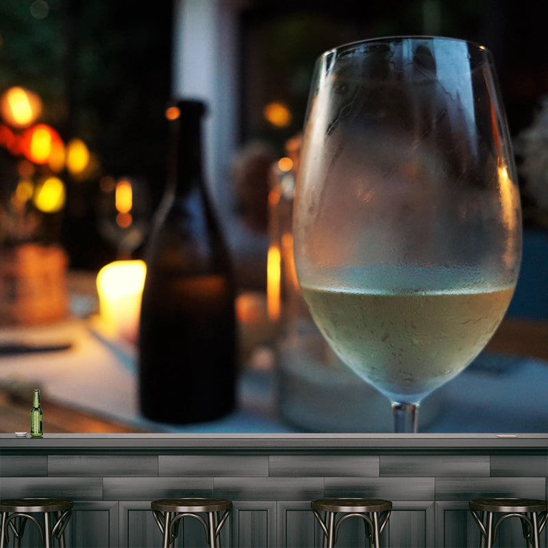 Commercial Wine Shop Mural Horizontal Photography Wallpaper Moisture Resistant