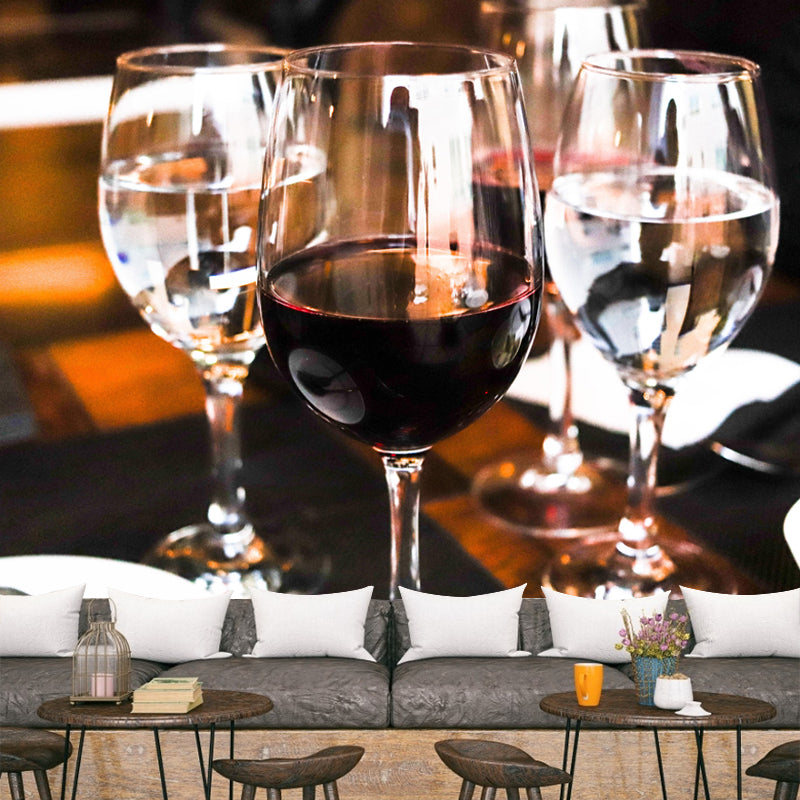 Commercial Wine Shop Mural Horizontal Photography Wallpaper Moisture Resistant