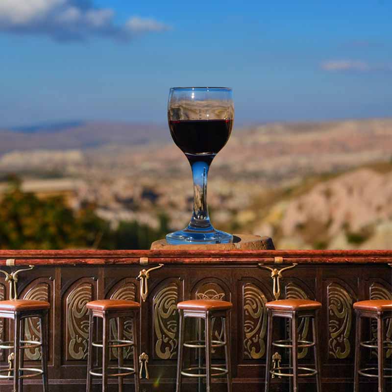 Commercial Use Wine Mural Wallpaper Stain Resistant Wall Decor for Bar Pub