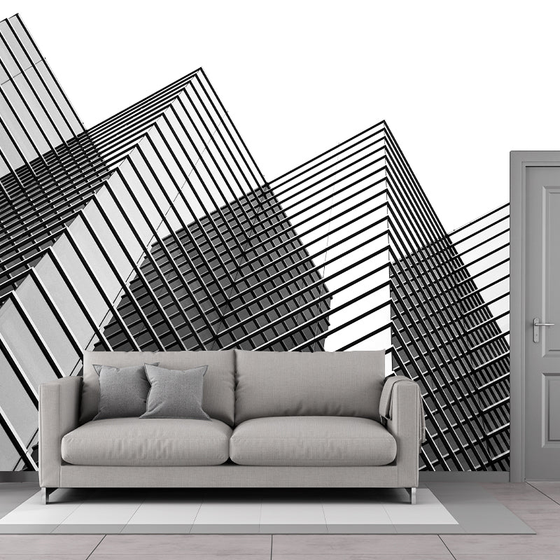 City Architecture Mural for Home Decor Water Resistant, Made to Measure