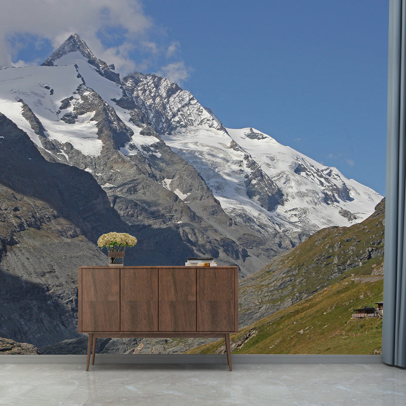 Mountain Landscape Mural Wallpaper for Living Room Decor, Made to Measure