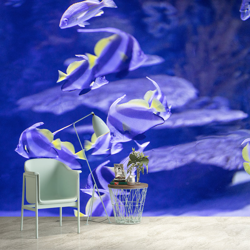 Undersea World Wall Decor for Living Room Sleeping Room, Moisture Resistant