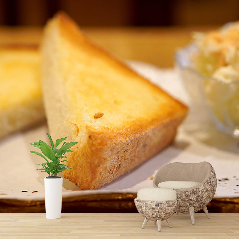 Sweet Pastry Mural Contemporary Style Wall Decor for Cake Shop, Water Resistant