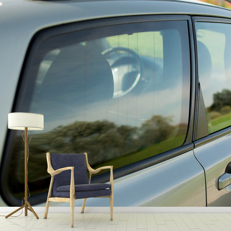 Car Wall Murals Stain Resistant Wall Decoration for Living Room, Custom Size Available