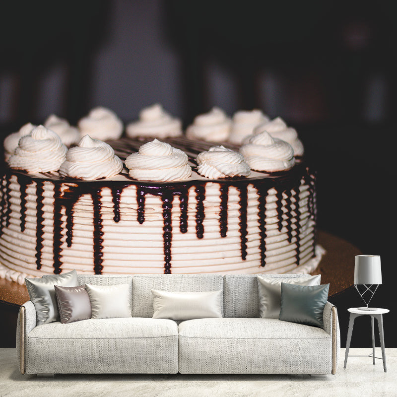 Contemporary Pastry Wall Mural Bakery Decals Moisture Resistant, Personalized Size Available