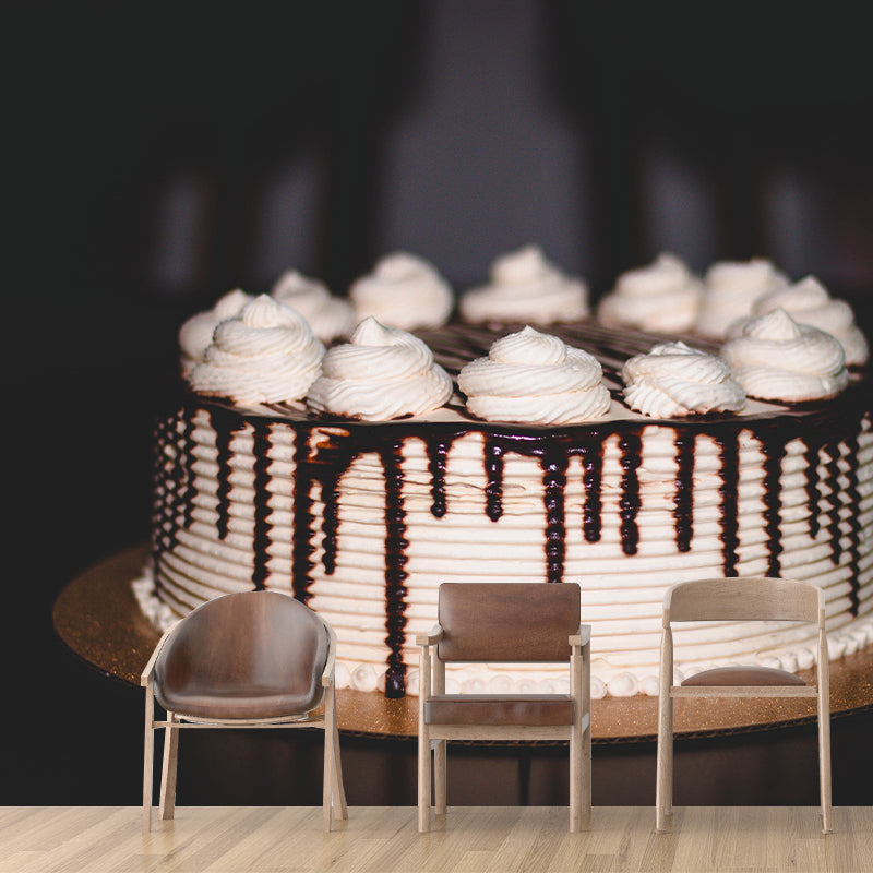 Contemporary Pastry Wall Mural Bakery Decals Moisture Resistant, Personalized Size Available