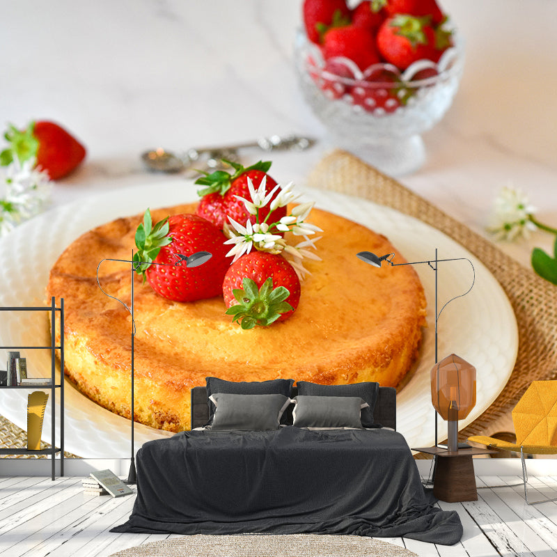 Contemporary Pastry Wall Mural Bakery Decals Moisture Resistant, Personalized Size Available