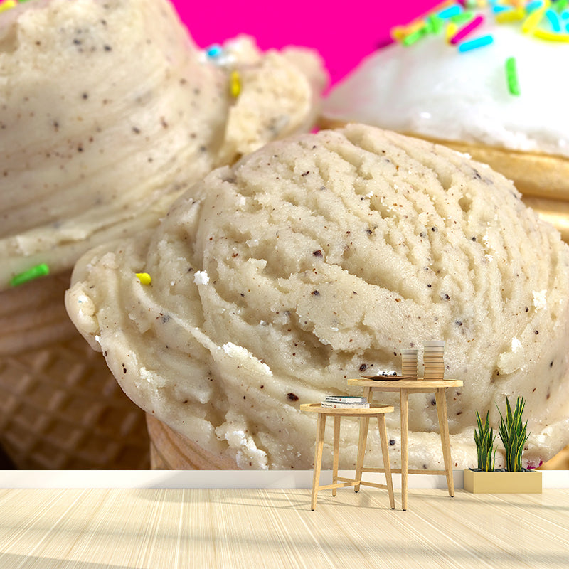 Modern Dessert Shop Wall Decor Stain Resistant, Personalized Size Available