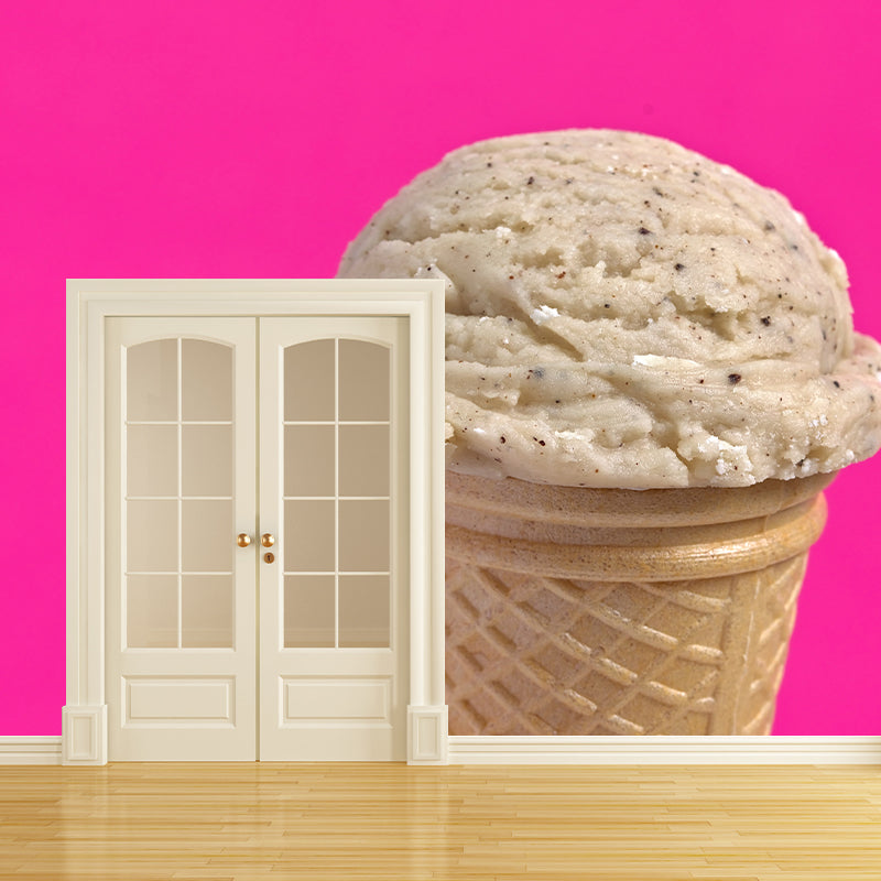 Modern Dessert Shop Wall Decor Stain Resistant, Personalized Size Available