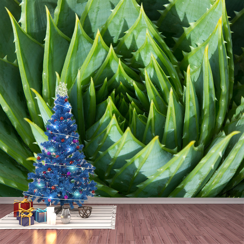 Full of Vitality Plant Wall Covering for Living Room Home Decor, Moisture-Resistant