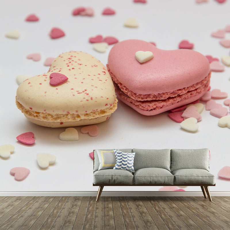 Sweet Pastry Mural Wallpaper Water Resistant for Cake Shop, Custom Size Available