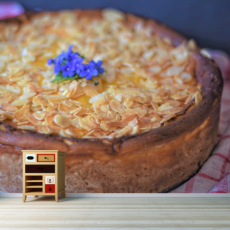 Delicious Dessert Mural Wallpaper Modern Decorative, Custom Size Available