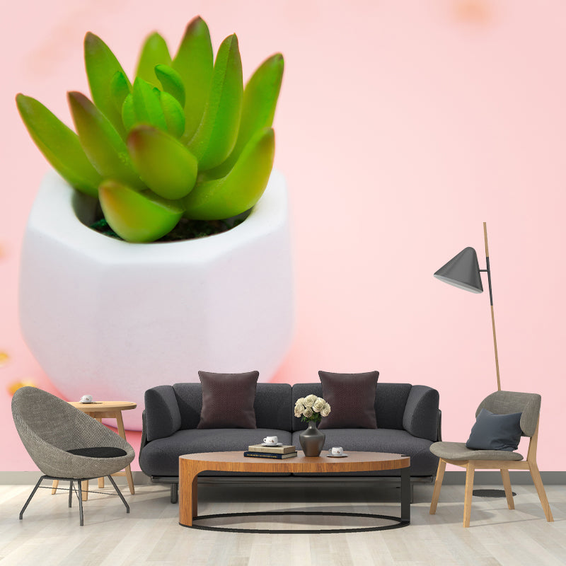 Plants Wall Decals Removable Wall Art Decor for Office Home Apartment, Moisture Resistant