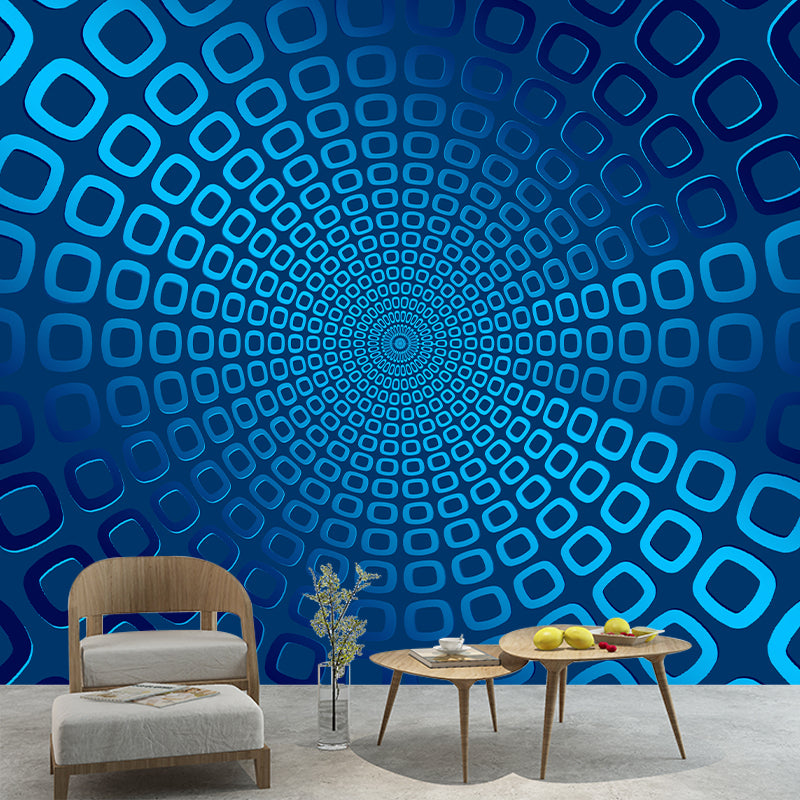 Geometry Mural Wallpaper Personalized Size Wall Covering for Study Room
