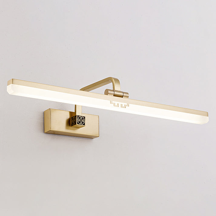 Simplicity Farmhouse Wall Lighting Mirror LED Lamp Metallic Sconce Lighting for Bathroom