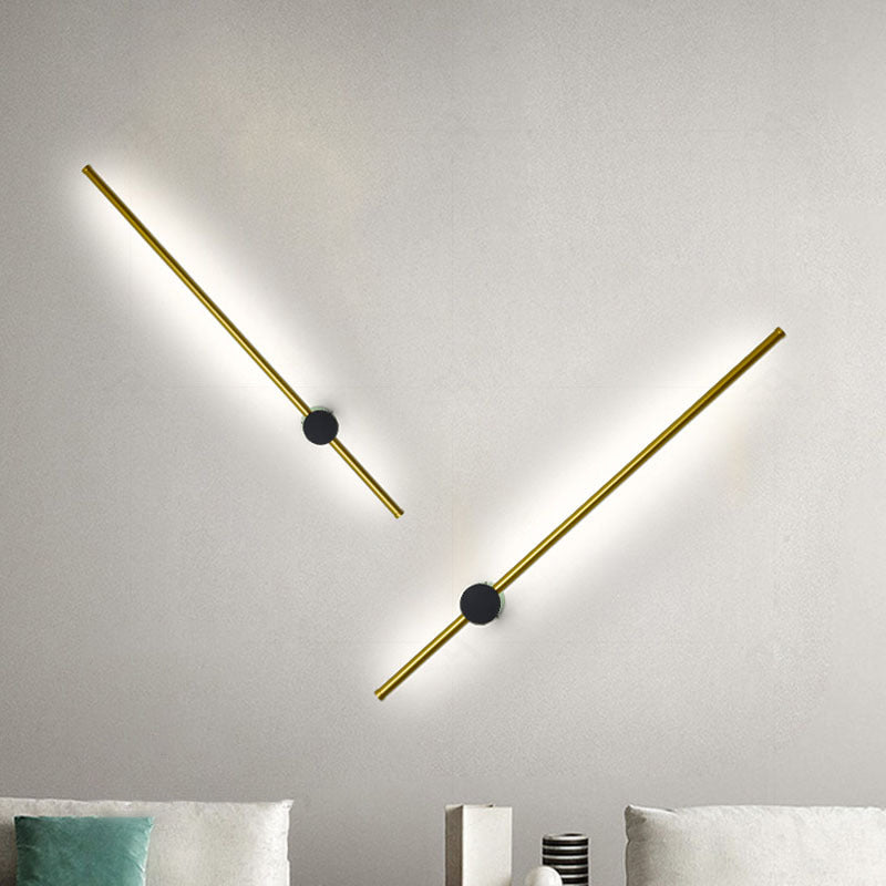 Lampade a parete lineare in alluminio semplice design semplice stile a led lampade a LED