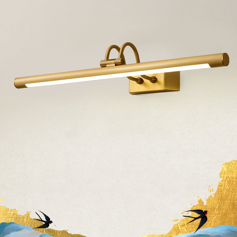 Brass LED Wall Sconce Simplicity Wall Lighting Ideas Household Lamp for Bathroom