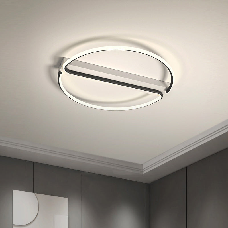Creative Contemporary Flush Mount Lamp Acrylic Shade LED Lamp for Bedroom