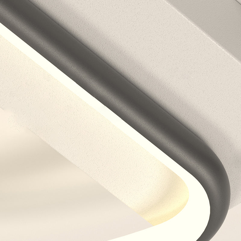 Creative Contemporary Flush Mount Lamp Acrylic Shade LED Lamp for Bedroom