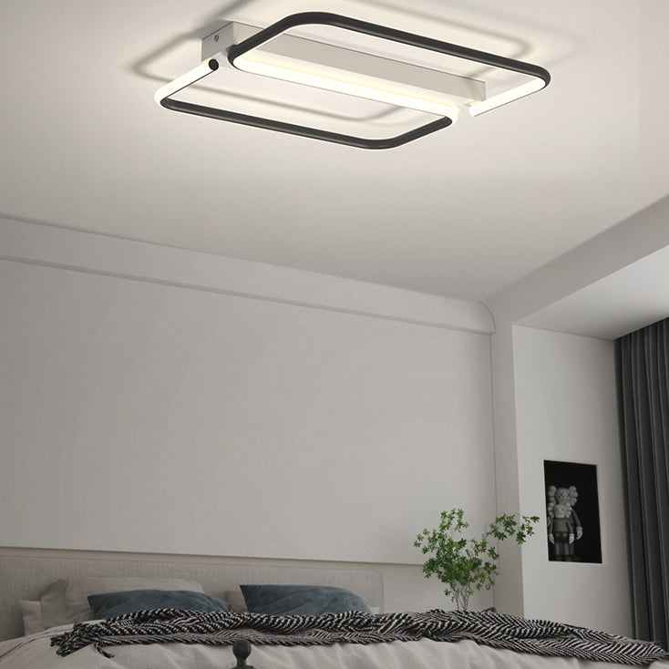 Creative Contemporary Flush Mount Lamp Acrylic Shade LED Lamp for Bedroom